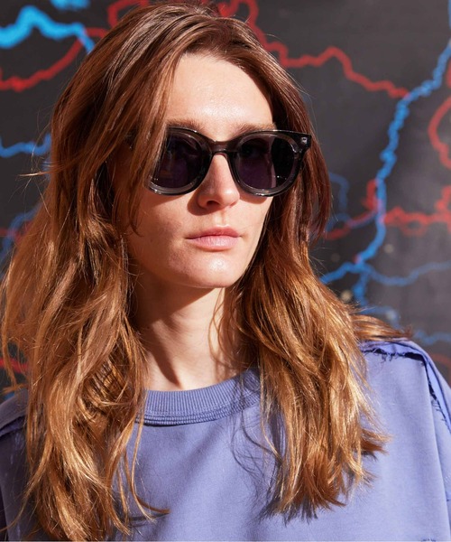 MAISON SPECIAL(メゾンスペシャル)の「【WEB限定】《ユニセックスアイテム》ティックフレームウェリントンサングラス【MAISON SPECIAL/メゾンスペシャル】(サングラス・メンズ・ブラック/イエロー/グレー/ホワイト/ダークブラック・FREE)」の20枚目の写真