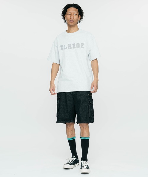 XLARGE(エクストララージ)の「DENIM CARGO SHORT PANTS(デニムパンツ・メンズ・ブラック/インディゴブルー/ライトインディゴブルー・30inch/32inch/34inch/36inch)」の7枚目の写真