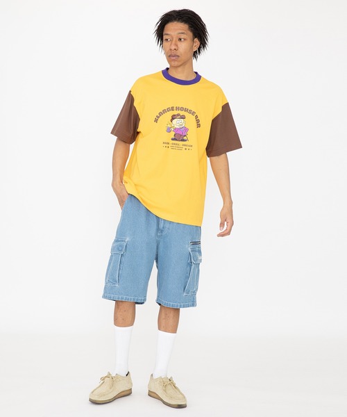 XLARGE(エクストララージ)の「DENIM CARGO SHORT PANTS(デニムパンツ・メンズ・ブラック/インディゴブルー/ライトインディゴブルー・30inch/32inch/34inch/36inch)」の8枚目の写真