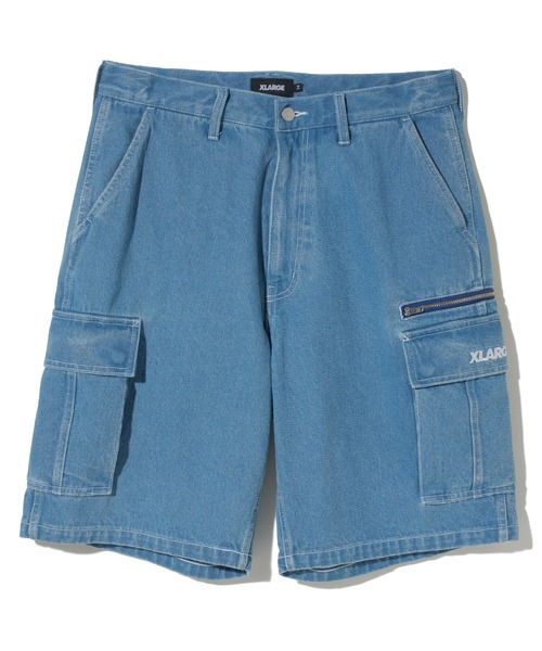 XLARGE(エクストララージ)の「DENIM CARGO SHORT PANTS(デニムパンツ・メンズ・ブラック/インディゴブルー/ライトインディゴブルー・30inch/32inch/34inch/36inch)」の18枚目の写真
