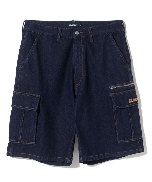 XLARGE(エクストララージ)の「DENIM CARGO SHORT PANTS(デニムパンツ・メンズ・ブラック/インディゴブルー/ライトインディゴブルー・30inch/32inch/34inch/36inch)」の16枚目の写真