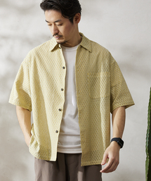 JOURNAL STANDARD relume | ダイヤレース オープンカラー半袖シャツ(シャツ/ブラウス)