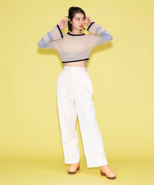 FOREVER 21(フォーエバー トゥエンティーワン)の「【POP】サテンゆるパンツ(その他パンツ・レディース・ホワイト/パープル/ベージュ/オレンジ・SMALL/MEDIUM)」の10枚目の写真