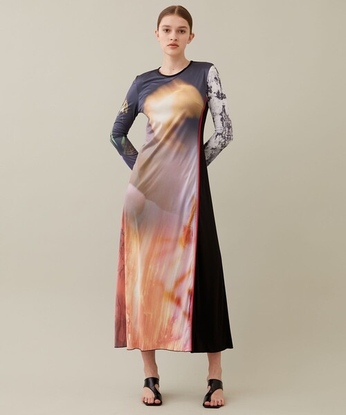 DVF☆Saavya プリント ジャージー マキシ ドレス DVF☆Saavya プリント ジャージー マキシ ドレス (DIANE von