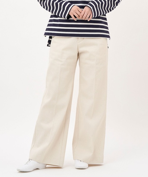 LA MARINE FRANCAISE(マリン フランセーズ)の「セミワイドデニムパンツ(デニムパンツ・レディース・パープル/ブルー・0/1/2)」の5枚目の写真