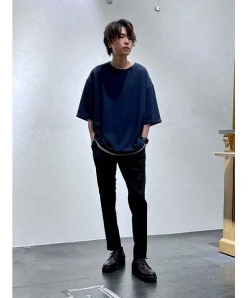 セール】クルーネックレイヤード/半袖/163740（Tシャツ/カットソー