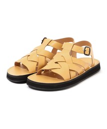 極美品　HEREU アシンメトリー サンダル　Clava サイズ37 ブラウン 極美品 HEREU アシンメトリー サンダル Clava サイズ37 ブラウン