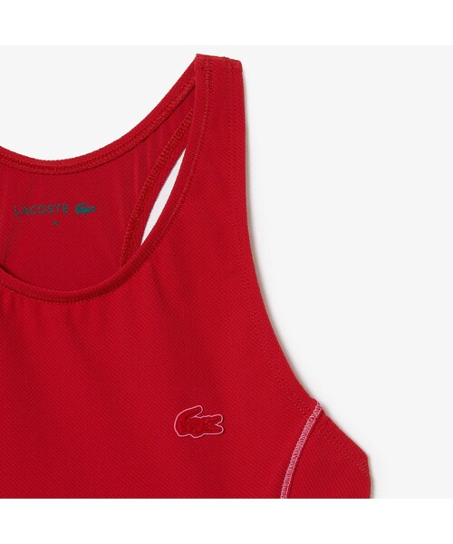 LACOSTE（ラコステ）の「ジャージースイムトップ（水着・レディース・レッド・38）」の6枚目の写真