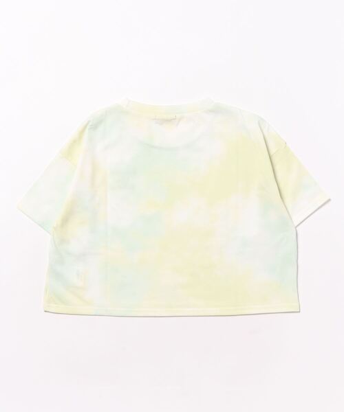 LOVETOXIC(ラブトキシック)の「タイダイクロップド半T(Tシャツ/カットソー・キッズ・エメラルド/ライトグリーン/ピンク・M/S/L/SS)」の17枚目の写真