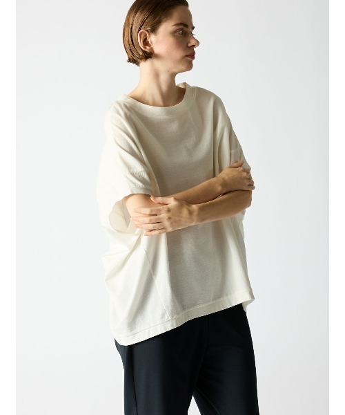 mizuiroind（ミズイロインド）の「mizuiro ind コクーンワイドプルオーバー（その他トップス・レディース・ライトグレー/ブラック/ホワイト/ブルー/グリーン/チャコールグレー・FREE）」の14枚目の写真