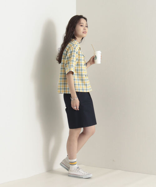 onulsoha（オヌルソハ）の「チノハーフパンツ（その他パンツ・レディース・ベージュ/ネイビー・38/36）」の20枚目の写真