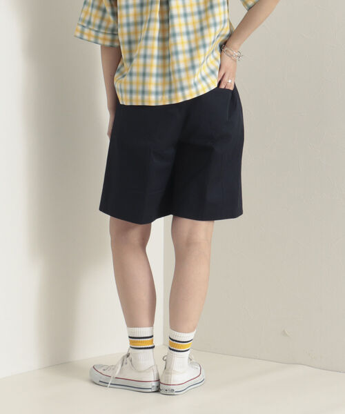 onulsoha（オヌルソハ）の「チノハーフパンツ（その他パンツ・レディース・ベージュ/ネイビー・38/36）」の3枚目の写真