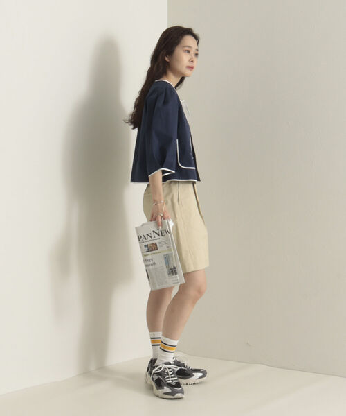 onulsoha（オヌルソハ）の「チノハーフパンツ（その他パンツ・レディース・ベージュ/ネイビー・38/36）」の21枚目の写真