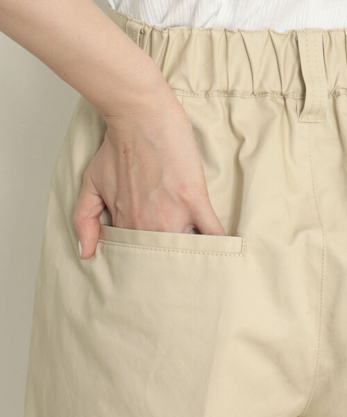 onulsoha（オヌルソハ）の「チノハーフパンツ（その他パンツ・レディース・ベージュ/ネイビー・38/36）」の5枚目の写真