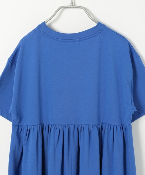 PBLIM(ページボーイリム)の「PBLIM/キリカエカットソーロゴワンピ(ワンピース・レディース・グレー/ブルー・FREE)」の20枚目の写真