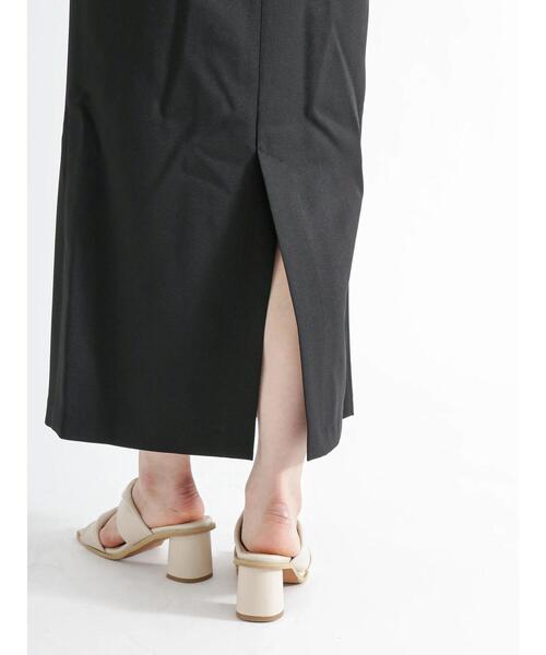 Te chichi（テチチ）の「ウエスト2WAY麻調ロングタイトスカート（スカート・レディース・グリーン/オフホワイト/ブラック・M/S）」の16枚目の写真