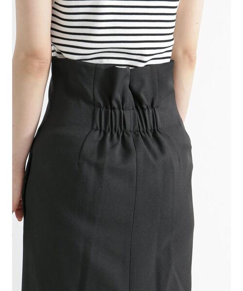 Te chichi（テチチ）の「ウエスト2WAY麻調ロングタイトスカート（スカート・レディース・グリーン/オフホワイト/ブラック・M/S）」の17枚目の写真