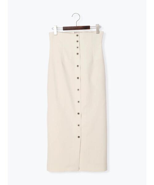 Te chichi（テチチ）の「ウエスト2WAY麻調ロングタイトスカート（スカート・レディース・グリーン/オフホワイト/ブラック・M/S）」の20枚目の写真