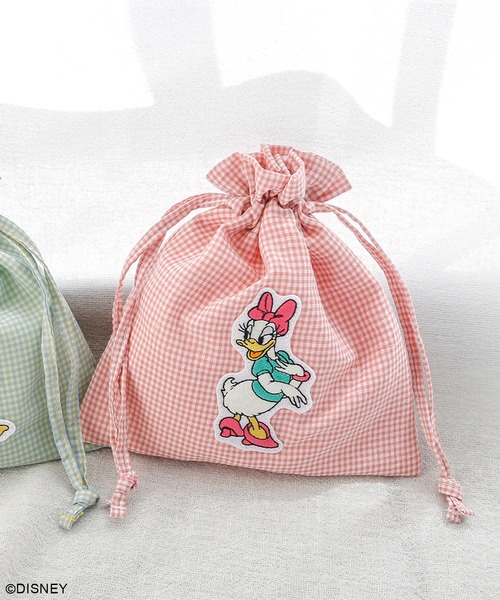 Disney(ディズニー)の「ディズニー ミッキー&フレンズ チェック巾着ポーチ(ポーチ・レディース・その他5/その他1/その他3/その他2/その他4・FREE)」の3枚目の写真