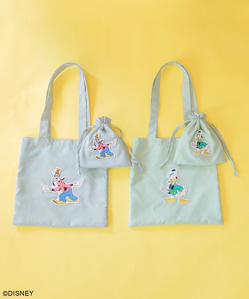 Disney(ディズニー)の「ディズニー ミッキー&フレンズ チェック巾着ポーチ(ポーチ・レディース・その他5/その他1/その他3/その他2/その他4・FREE)」の21枚目の写真