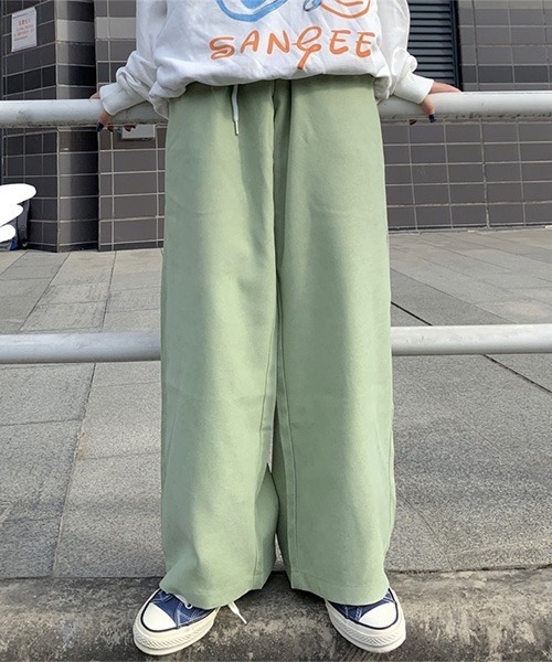 SEN TOKYO（セントーキョー）の「旬なスタイリングを作り上げる。ワイドカラータックパンツ（スラックス・メンズ・ホワイト/チャコールグレー/ブラック/ピンク/グリーン/ネイビー・M/L）」の20枚目の写真