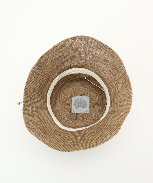 La TOTALITE（ラトータリテ）の「【MADE IN MADA/メイドインマダ】CYRIL HAT（ハット・レディース・ブラウン/ベージュ・FREE）」の11枚目の写真