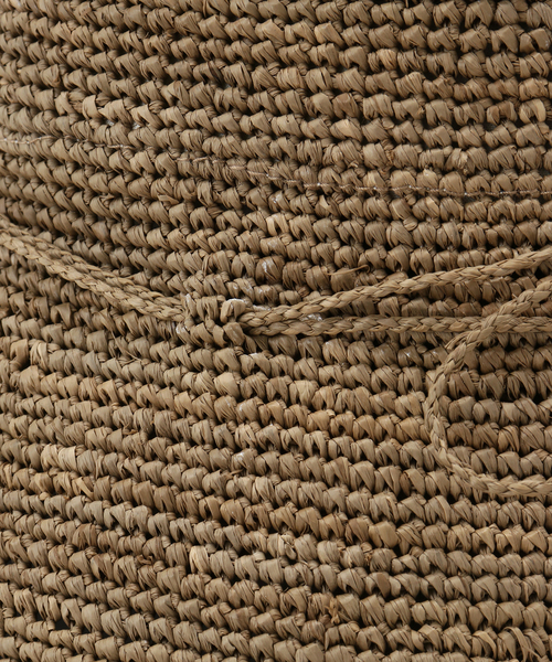 La TOTALITE（ラトータリテ）の「【MADE IN MADA/メイドインマダ】CYRIL HAT（ハット・レディース・ブラウン/ベージュ・FREE）」の17枚目の写真