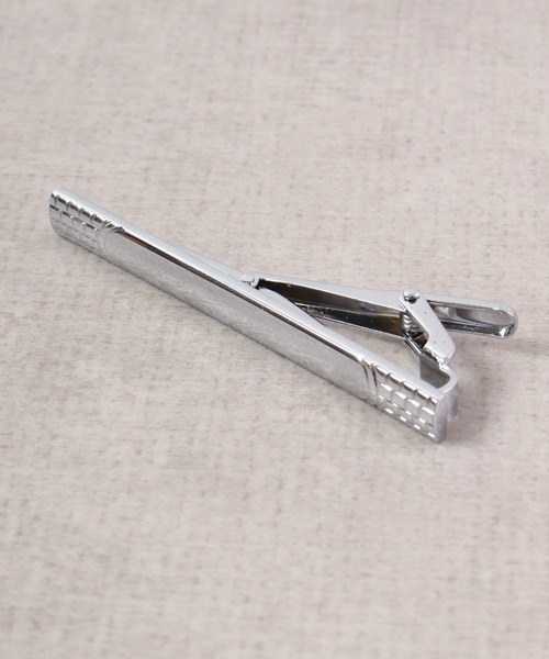 FUNALIVE（ファンアライブ）の「K SELECT シンプル　シルバーカフス　ネクタイピンセット（ネクタイピン・メンズ・ブラック×シルバー・FREE）」の6枚目の写真