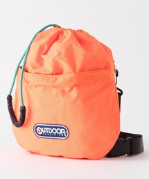 【OUTDOOR PRODUCTS/アウトドアプロダクツ】ENCANTO SHOULDER 111103 巾着バッグ ショルダーバッグ ブランドロゴ