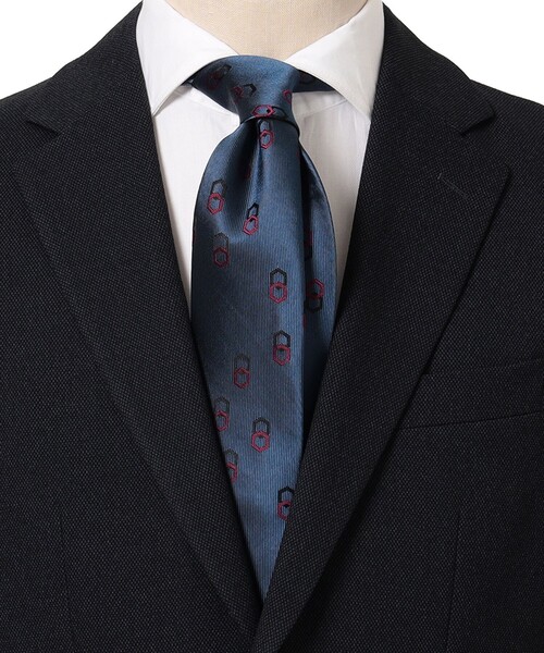 B:MING by BEAMS（ビーミングバイビームス）の「B:MING by BEAMS / シルク 小紋柄 ネクタイ② 23AW（ネクタイ・メンズ・インディゴブルー/ブラック/ロイヤルブルー/ブルー系その他3/ブラウン・ONE SIZE）」の5枚目の写真