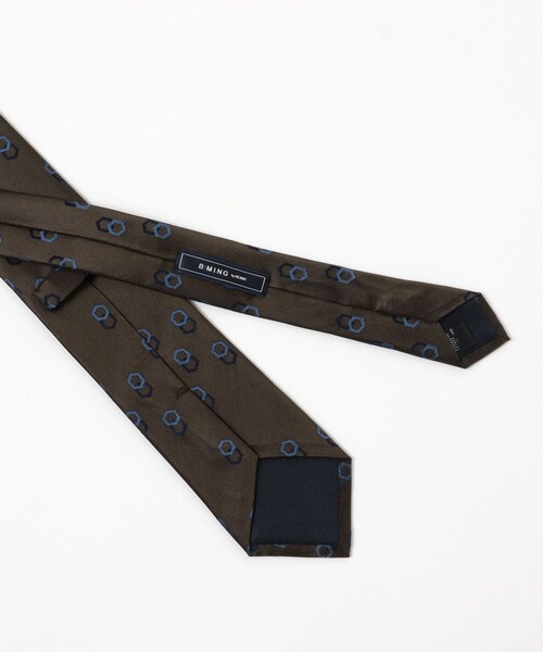 B:MING by BEAMS（ビーミングバイビームス）の「B:MING by BEAMS / シルク 小紋柄 ネクタイ② 23AW（ネクタイ・メンズ・インディゴブルー/ブラック/ロイヤルブルー/ブルー系その他3/ブラウン・ONE SIZE）」の6枚目の写真