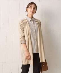【WEB限定】シアーツイルジャージー ロングカーディガン