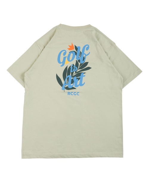 #Re:room California Golf Club(リルームカリフォルニアゴルフクラブ)の「GOLF IS ARTグラフィックプリントTシャツ(Tシャツ/カットソー・メンズ・グリーン/ホワイト・S-M/L-XL/M-L)」の1枚目の写真