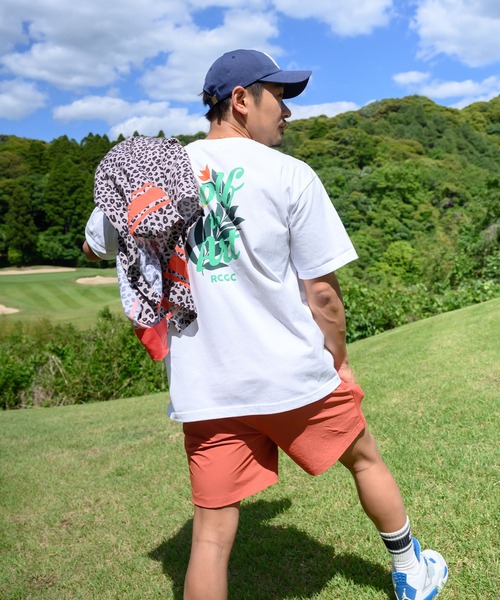 #Re:room California Golf Club(リルームカリフォルニアゴルフクラブ)の「GOLF IS ARTグラフィックプリントTシャツ(Tシャツ/カットソー・メンズ・グリーン/ホワイト・S-M/L-XL/M-L)」の5枚目の写真