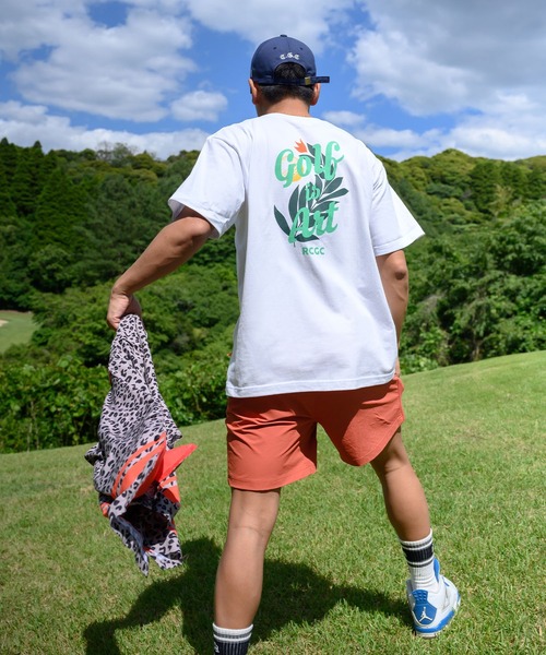 #Re:room California Golf Club(リルームカリフォルニアゴルフクラブ)の「GOLF IS ARTグラフィックプリントTシャツ(Tシャツ/カットソー・メンズ・グリーン/ホワイト・S-M/L-XL/M-L)」の6枚目の写真