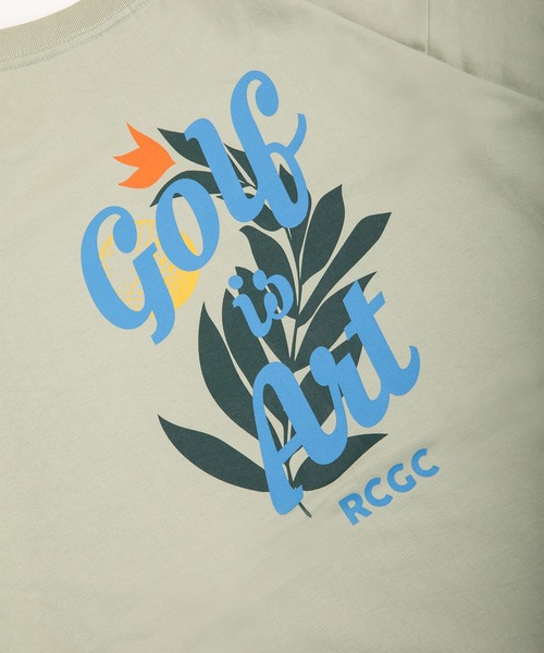 #Re:room California Golf Club(リルームカリフォルニアゴルフクラブ)の「GOLF IS ARTグラフィックプリントTシャツ(Tシャツ/カットソー・メンズ・グリーン/ホワイト・S-M/L-XL/M-L)」の18枚目の写真