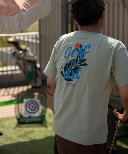 #Re:room California Golf Club(リルームカリフォルニアゴルフクラブ)の「GOLF IS ARTグラフィックプリントTシャツ(Tシャツ/カットソー・メンズ・グリーン/ホワイト・S-M/L-XL/M-L)」の20枚目の写真