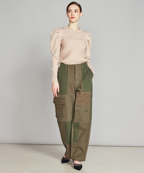ダブルスタンダードクロージング ⭐️モノグラムジャガードバギーパンツ 26 DOUBLE STANDARD CLOTHING - ダブルスタンダードクロージング 24
