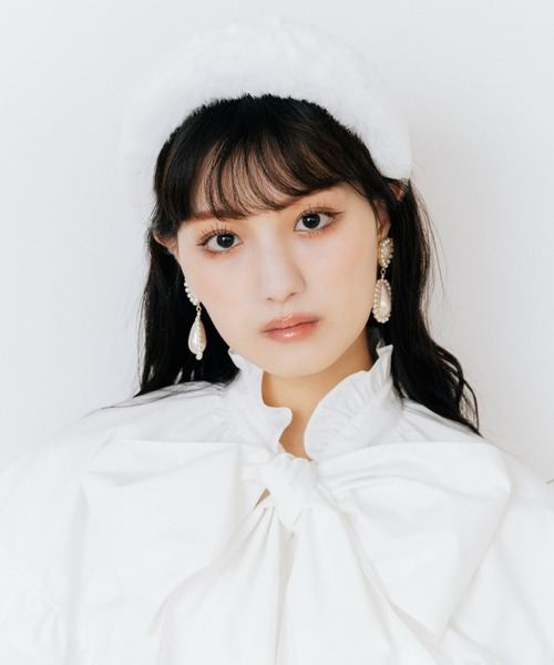 Candy Stripper（キャンディストリッパー）の「【Liquem×Candy Stripper】ROMANESQUE HEART イヤリング（イヤリング・レディース・オフホワイト・FREE）」の9枚目の写真