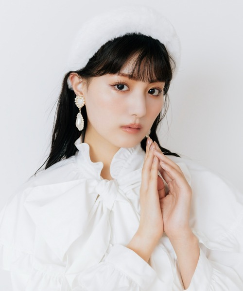 Candy Stripper（キャンディストリッパー）の「【Liquem×Candy Stripper】ROMANESQUE HEART イヤリング（イヤリング・レディース・オフホワイト・FREE）」の8枚目の写真