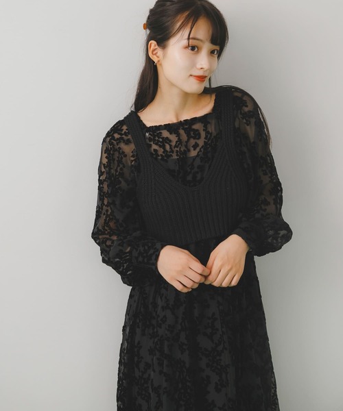 KAHIKO⭐︎イレギュラーヘムワンピースおまとめ KOBE LETTUCE ワンピース レディース きれいめ 40代 キャミ
