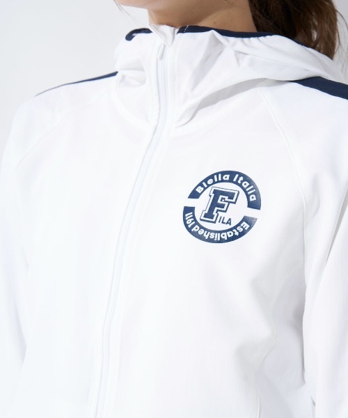 FILA GOLF(フィラゴルフ )の「【FILA GOLF:フィラゴルフ】レディース 4WAYストレッチブルゾン ゴルフ パーカー(ブルゾン・レディース・ホワイト/ネイビー・MEDIUM/LARGE/X-LARGE)」の18枚目の写真