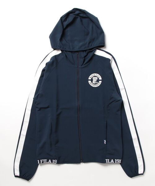 FILA GOLF(フィラゴルフ )の「【FILA GOLF:フィラゴルフ】レディース 4WAYストレッチブルゾン ゴルフ パーカー(ブルゾン・レディース・ホワイト/ネイビー・MEDIUM/LARGE/X-LARGE)」の9枚目の写真