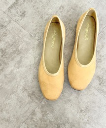 WANDERFOUR（ワンダーフォー）の「スクエアトゥフラットパンプス（パンプス）」