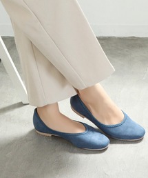 grandfleur（グランドフルール）の「スクエアトゥフラットパンプス（パンプス）」