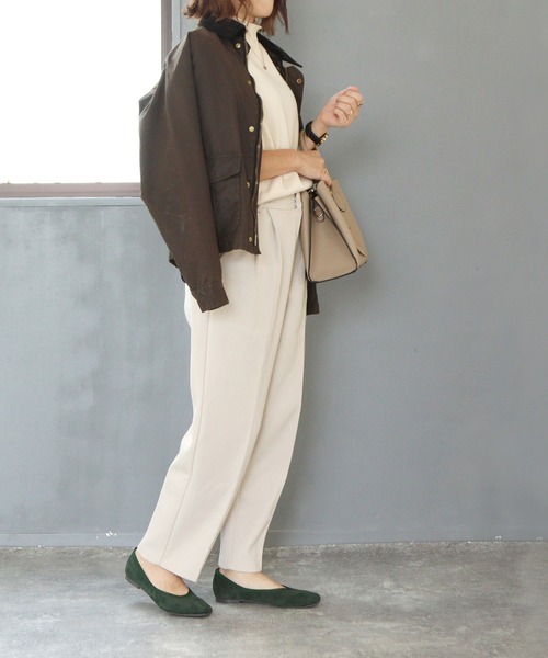 grandfleur（グランドフルール）の「スクエアトゥフラットパンプス（パンプス・レディース・パープル/グレイッシュベージュ/グリーン/ブルー/ブラック/キャメル・22.5cm/23.0cm/22.0cm/24.5cm/24.0cm/25.0cm/25.5cm/23.5cm）」の16枚目の写真