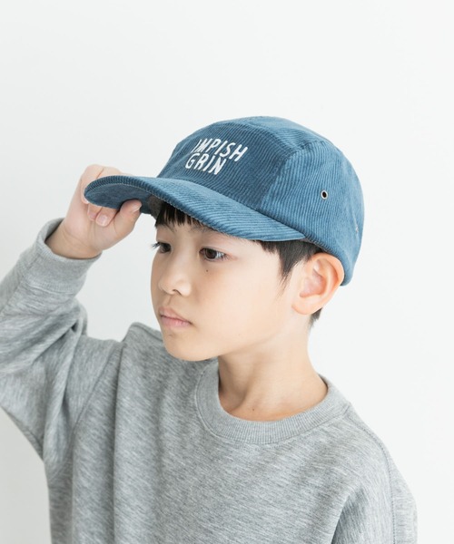 URBAN RESEARCH DOORS（アーバンリサーチドアーズ）の「コーデュロイロゴキャップ(KIDS)（キャップ・キッズ・ブルー・ONE）」の3枚目の写真