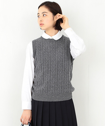 BEAMS BOY | BEAMS BOY / 7ゲージ ケーブル クルーベスト 15FW☆(ベスト)