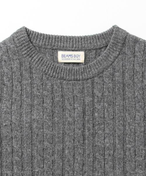 BEAMS BOY（ビームスボーイ）の「BEAMS BOY / 7ゲージ ケーブル クルーベスト 15FW（ベスト・レディース・ナチュラル/グレー/レッド/ネイビー・ONE SIZE）」の21枚目の写真