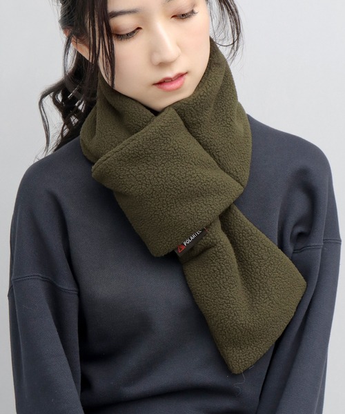 Margiela 2010AW スヌード　ネックウォーマー　マフラー　ブラック セール】POLARTEC 中綿 マフラー（ネックウォーマー/スヌード